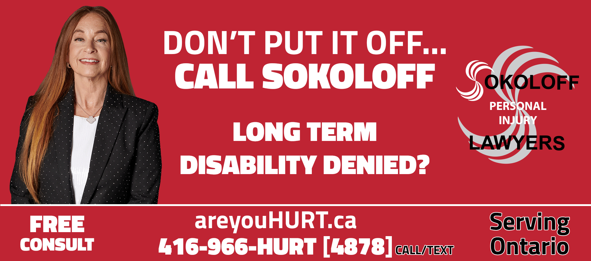 Dont put it off... call SOKOLOFF